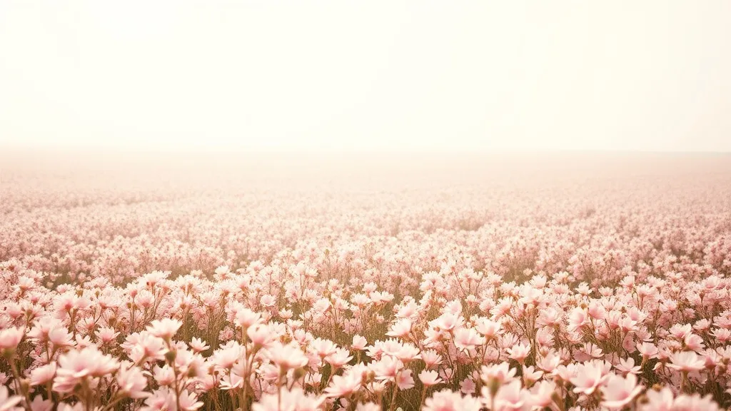 Dream symbol: dark and pale pink flowers: scenarios: Dream About a Field of Dark and Pale Pink Flowers