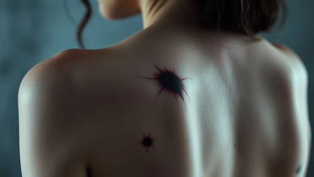 Dream symbol: dark scars: symbolism: Need for Healing and Self-Care