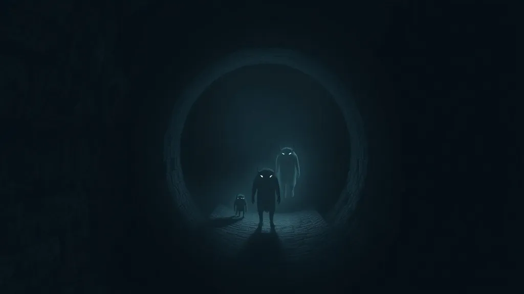 Dream symbol: dark tunnels: scenarios: Dream about Encountering Creatures in a Dark Tunnel