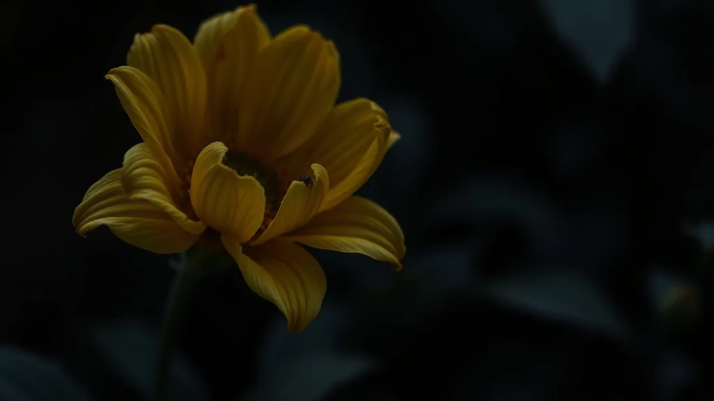 Dream symbol: dark yellow flower: symbolism: Jealousy and Resentment Brewing