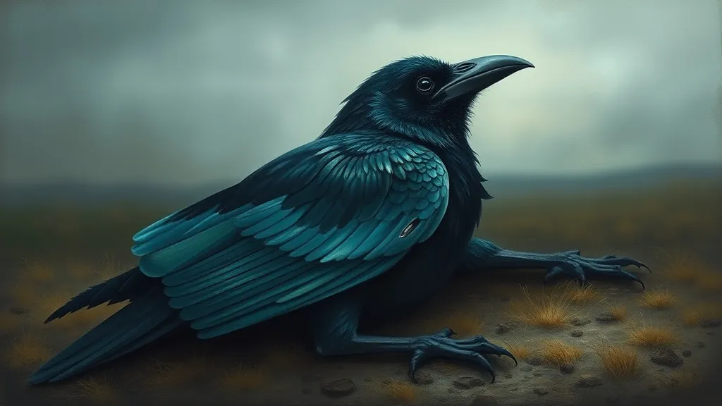 Dream symbol: dead black crow: scenarios: Dreaming of a Dead Black Crow with Unusual Characteristics