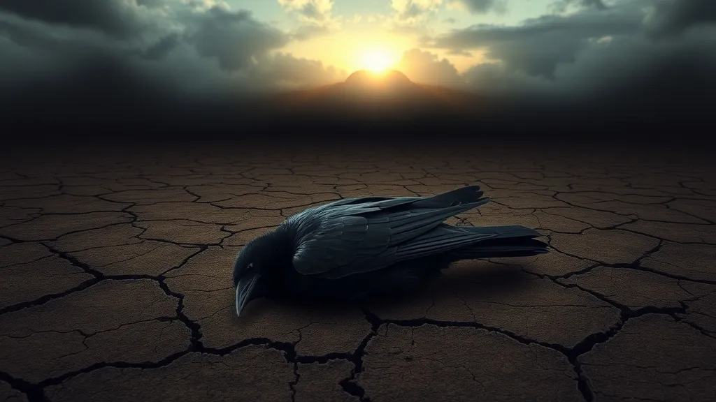 Dream symbol: dead black crow: symbolism: The Cessation of Bad Luck or Curses