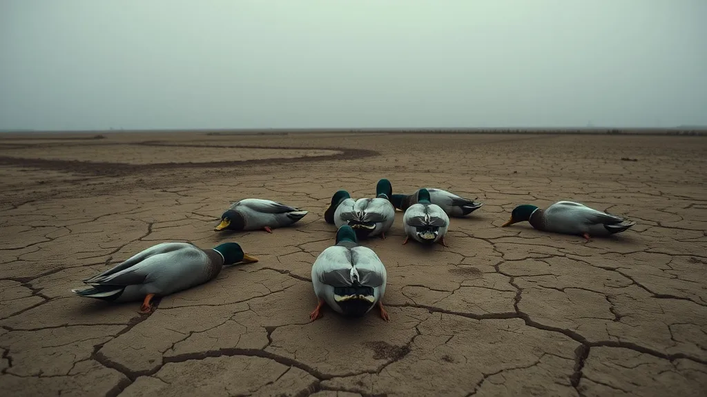 Dream symbol: dead ducks: scenarios: Dream About Dead Ducks on Land