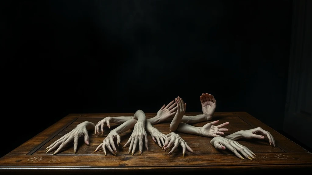Dream symbol: dead hands: scenarios: Dream About Dead Hands on a Table