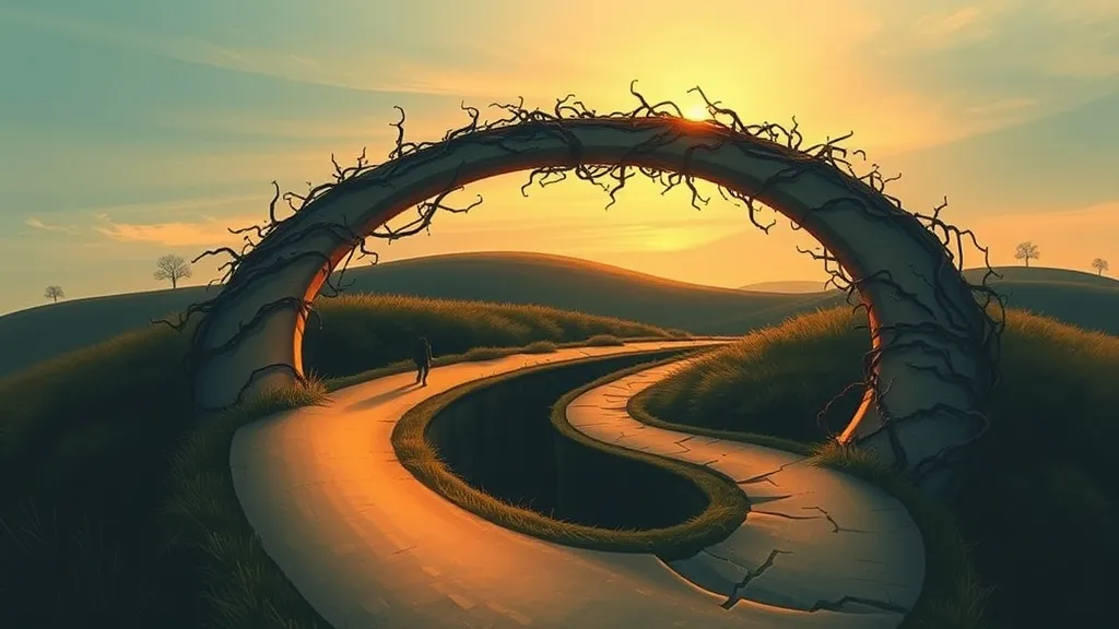 Dream symbol: circular shape: scenarios: Dream About a Circular Path or Road