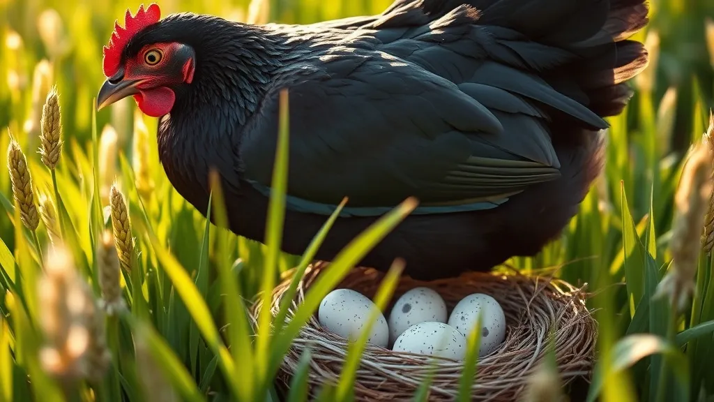 Dream symbol: black hen: symbolism: Fertility and Abundance