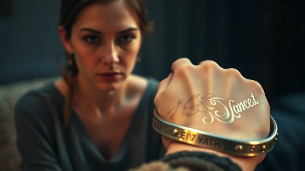 Dream symbol: engraved bangle: scenarios: Dreaming About Someone Else Wearing an Engraved Bangle