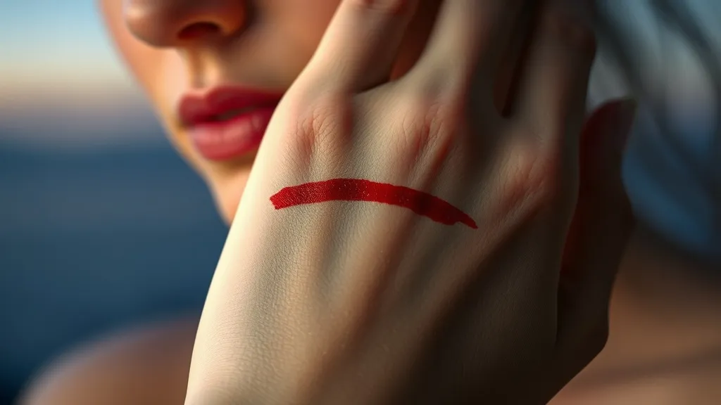 Dream symbol: red scratch: scenarios: Dreaming of a Red Scratch on Your Hand