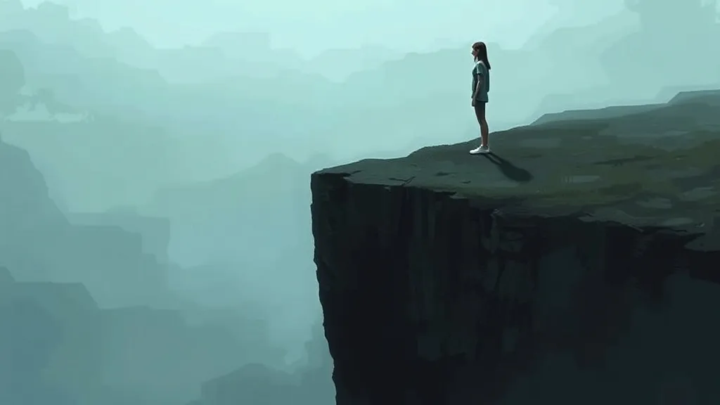 Dream symbol: jumping girl: scenarios: Dreaming of a Girl Jumping Off a Cliff: Taking Risks and Facing Fears