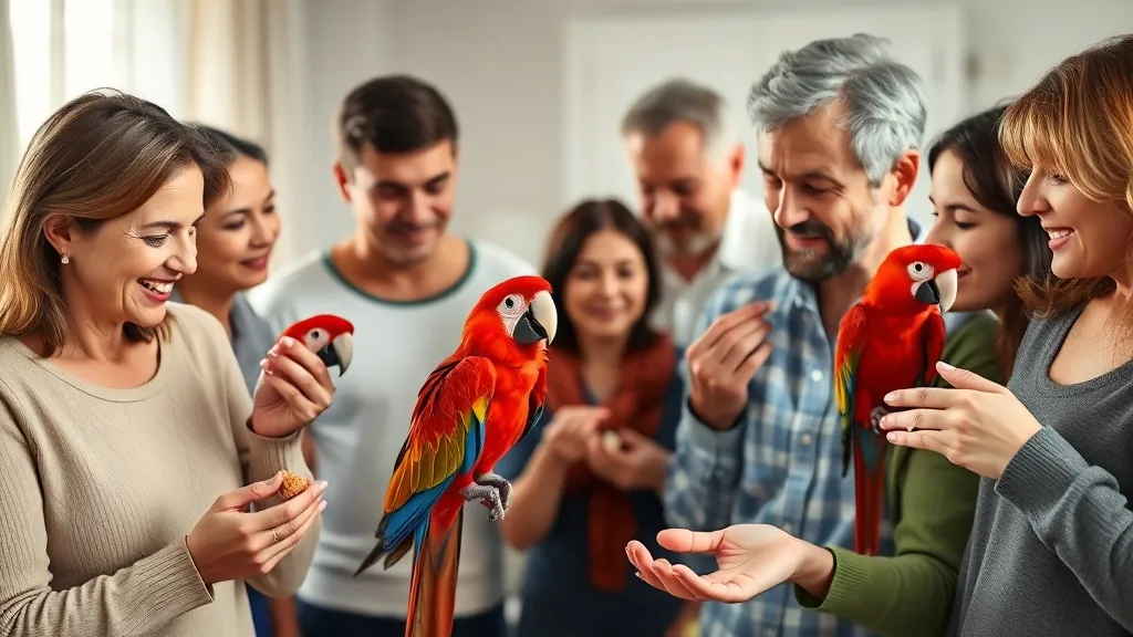 Dream symbol: red pet parrot: demographics: People with Red Pets