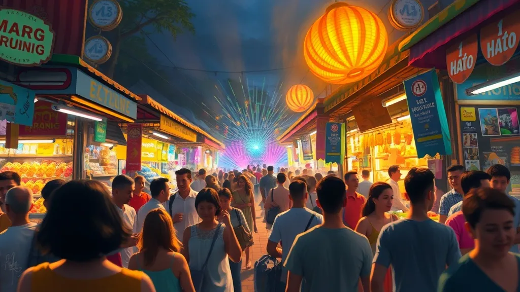 Dream symbol: night market: scenarios: Dreaming of a night market with live music