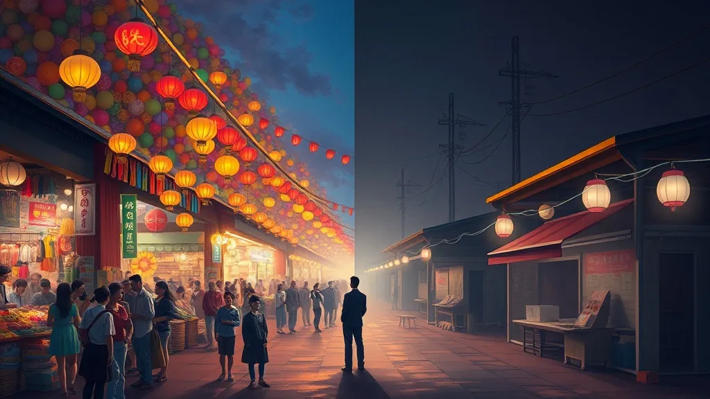 Dream symbol: night market: symbolism: Abundance, Scarcity, and Resource Management