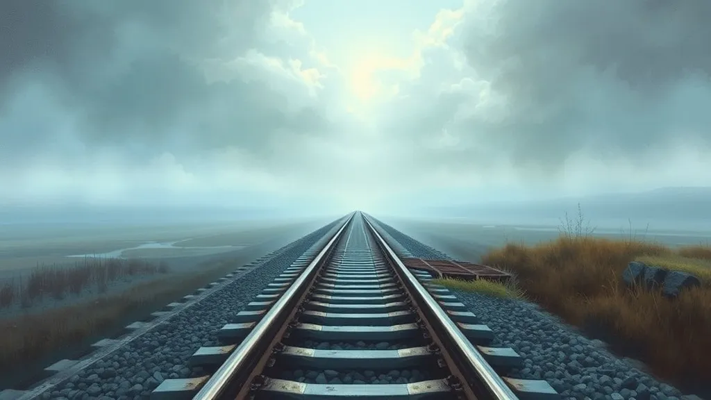 Dream symbol: railroad tracks: symbolism: Choices and Decisions on the Path Ahead