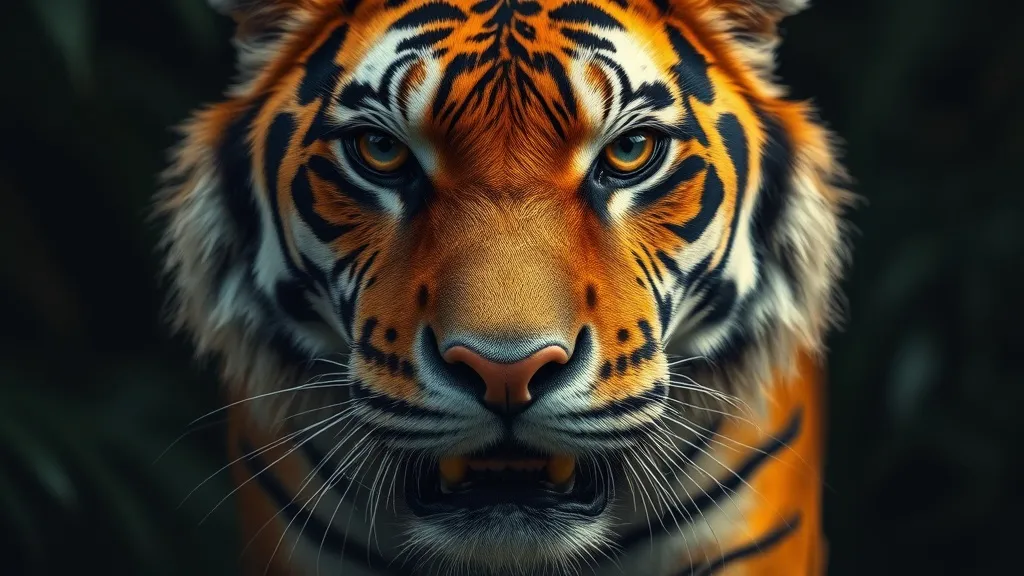 Dream symbol: tiger's face: scenarios: Dream of a Tiger's Face and its Significance on Your Life