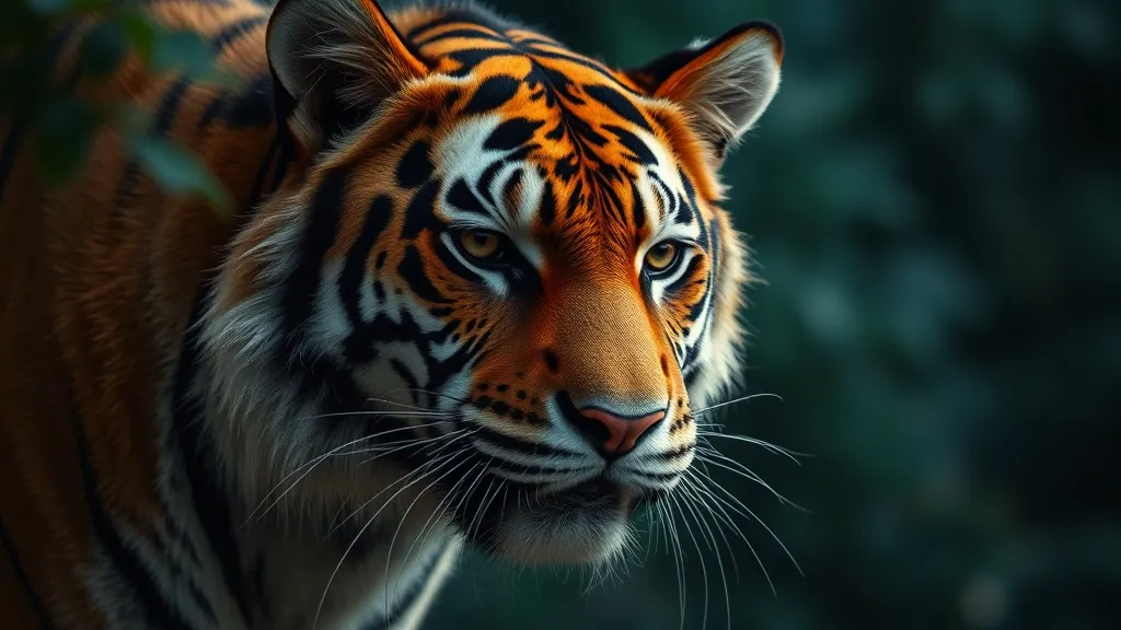 Dream symbol: tiger's face: symbolism: Intuition and Instinctive Wisdom