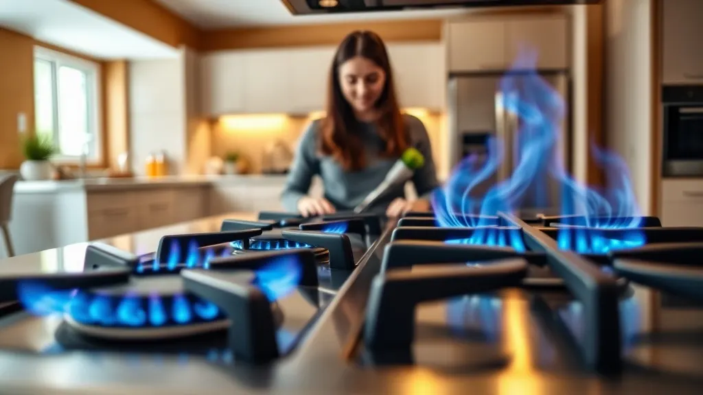 Dream symbol: gas cooker: scenarios: Dream of Cooking on a Gas Cooker