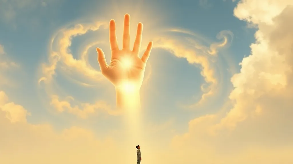 Dream symbol: hand of god: symbolism: Protection and Support from a Higher Power