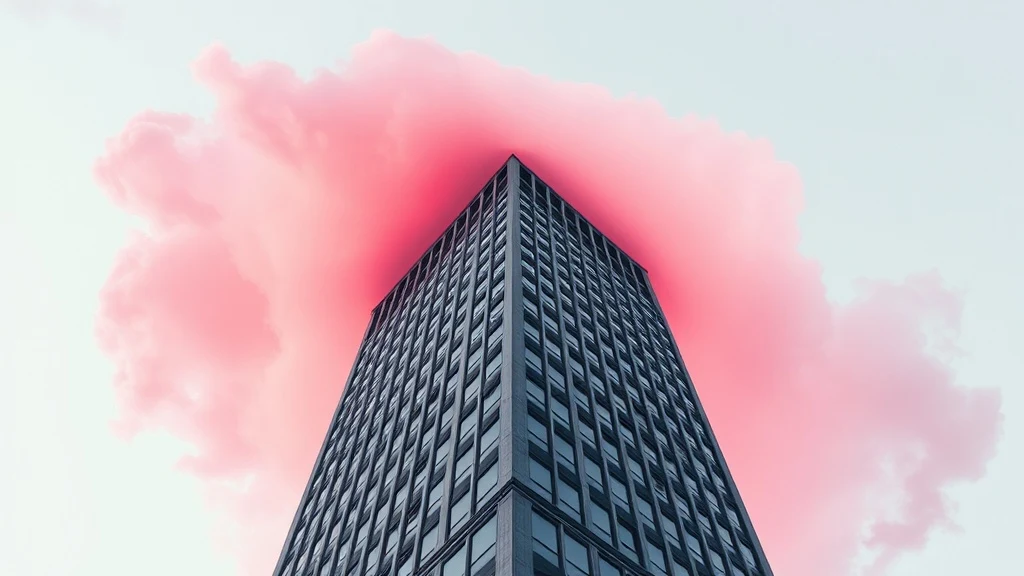Dream symbol: deep pink cloud: scenarios: Dream of Pink Cloud over Building