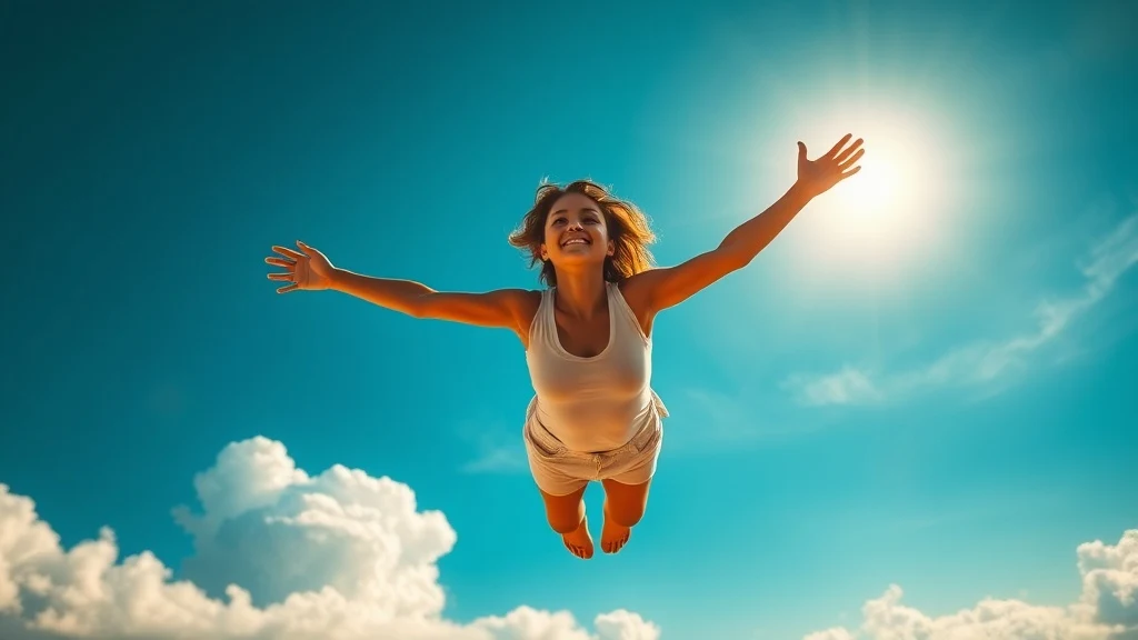 Dream symbol: defying gravity: symbolism: Freedom and Liberation