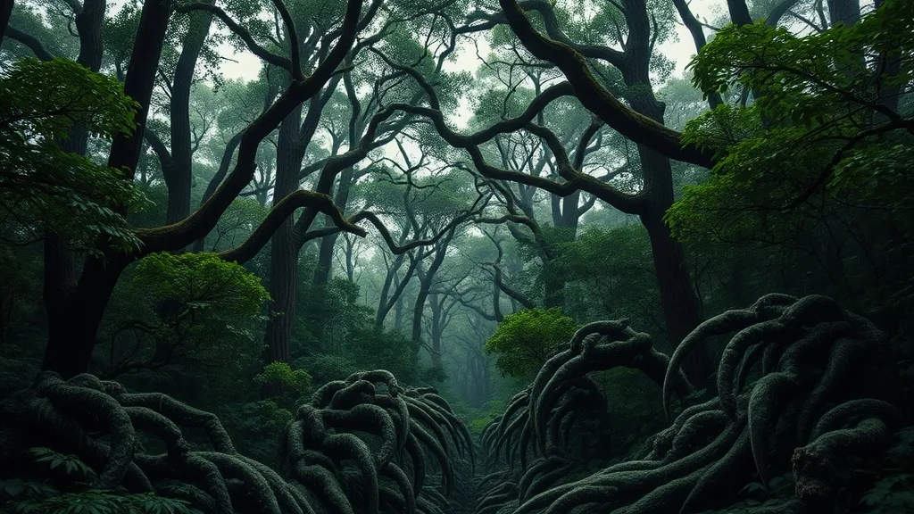Dream symbol: dense forest: symbolism: Mystery and the Unknown
