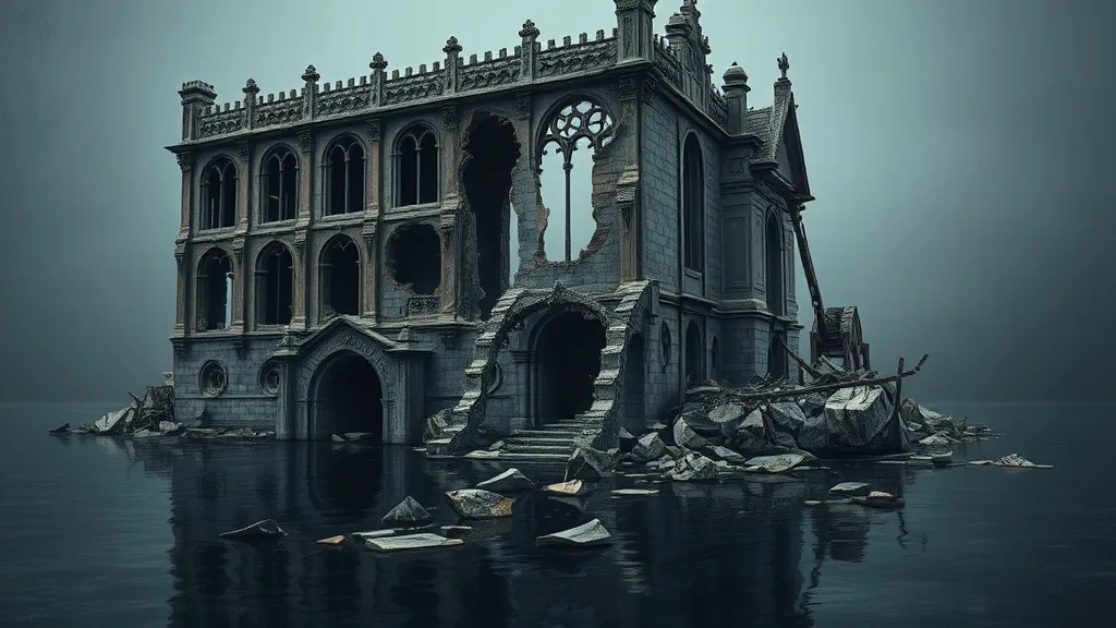 Dream symbol: destroyed buildings: symbolism: Emotional Devastation and Heartbreak