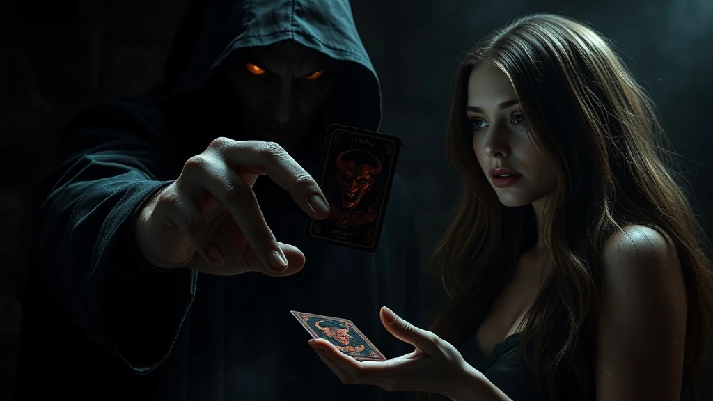 Dream symbol: devil card: scenarios: Dream of giving the Devil card to someone