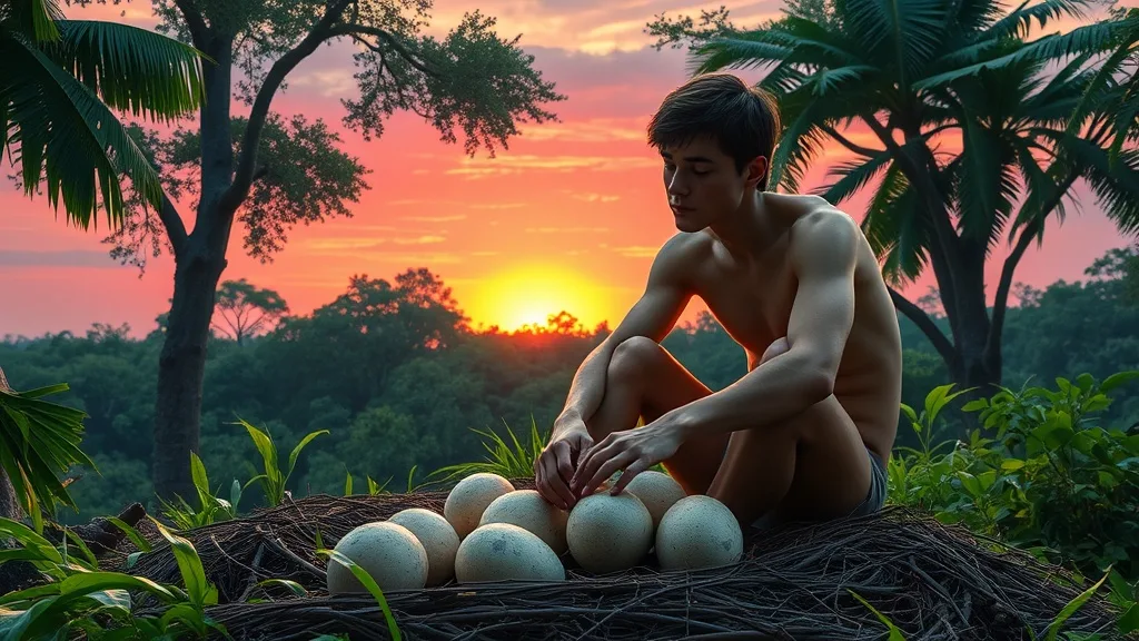 Dream symbol: dinosaur eggs: scenarios: Dream of dinosaur eggs being hatched by a human