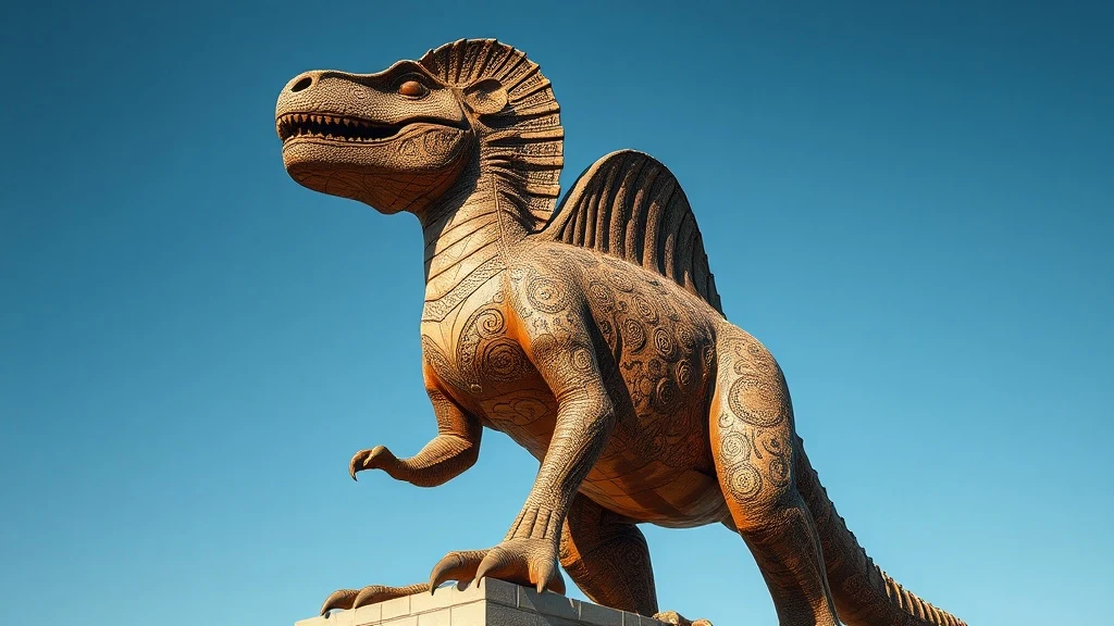 Dream symbol: dinosaur sculpture: symbolism: Protection and Guardianship