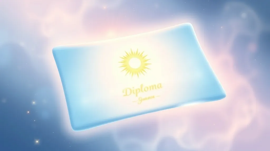 Dream symbol: diploma in spiritual life: symbolism: Attainment of Spiritual Enlightenment or Understanding