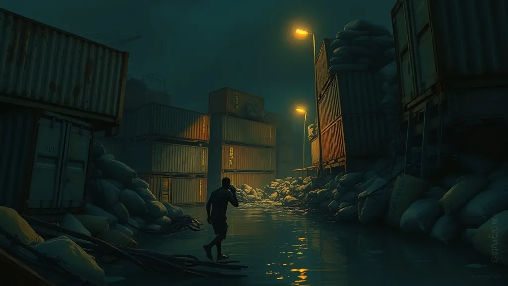 Dream symbol: dirty african ports: symbolism: Corruption and Moral Decay