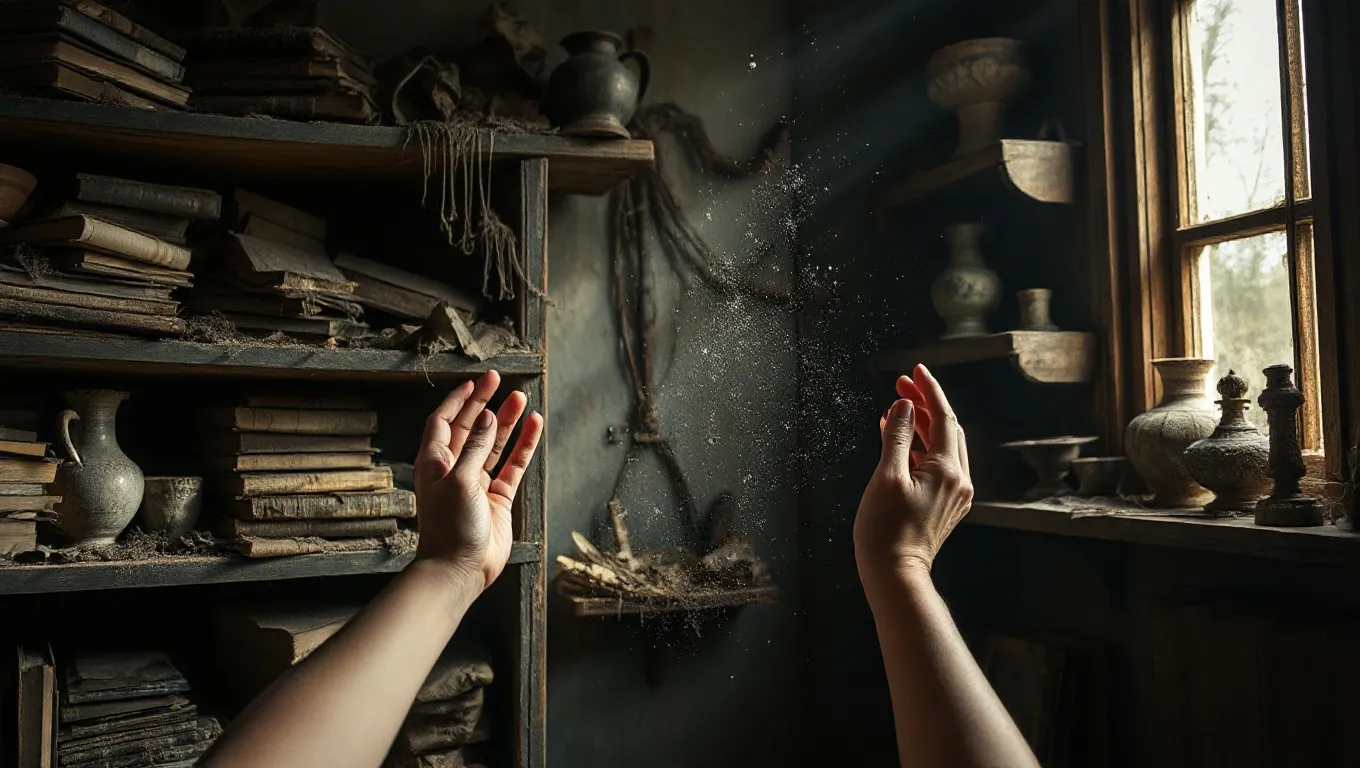 Dream symbol: dirty floors and shelves: scenarios: Dream of Removing Items from Dirty Shelves