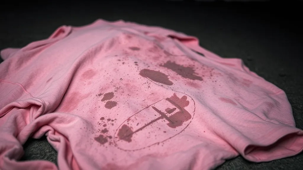 Dream symbol: dirty pink t-shirt: symbolism: Unresolved Past Trauma or Experiences