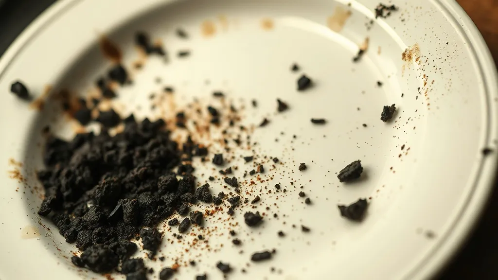 Dream symbol: dirty plate: symbolism: Overwhelmed and Burdened by Responsibilities