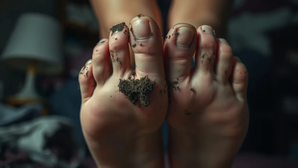 Dream symbol: dirty toes: scenarios: Dreaming About  Dirty Toes and Financial Worries