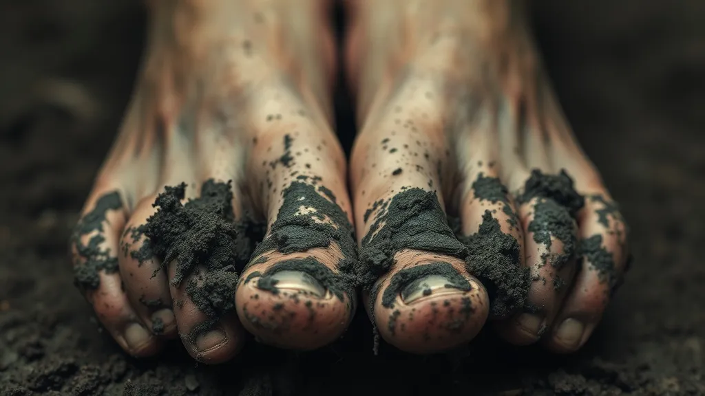 Dream symbol: dirty toes: symbolism: Hidden Shame or Guilt