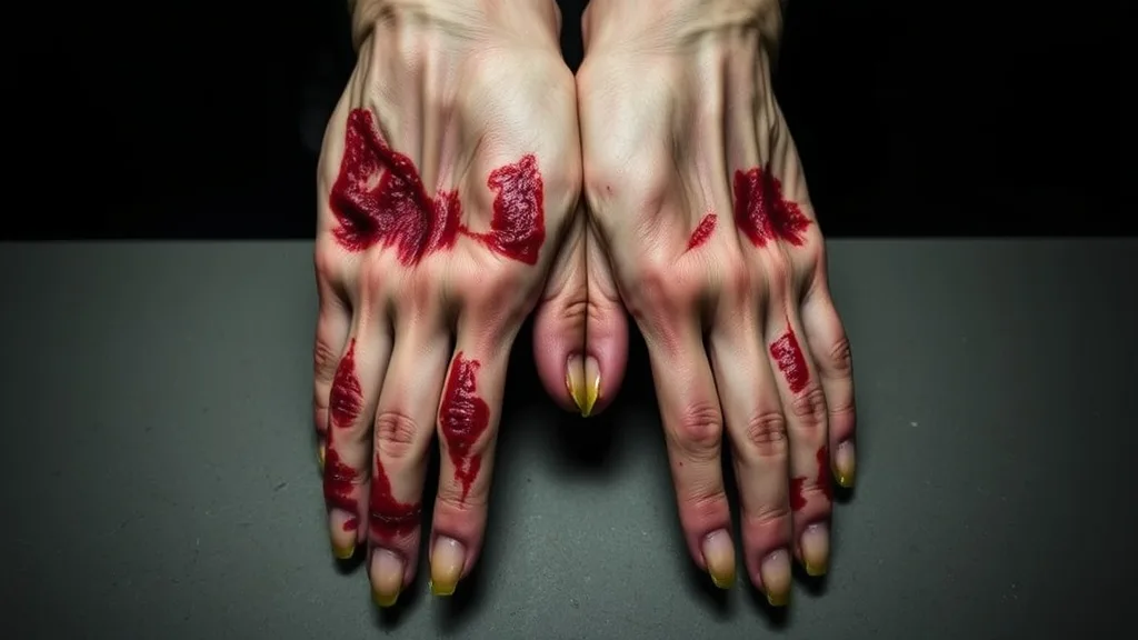 Dream symbol: decaying hands: scenarios: Dream About Hands with Ulcers