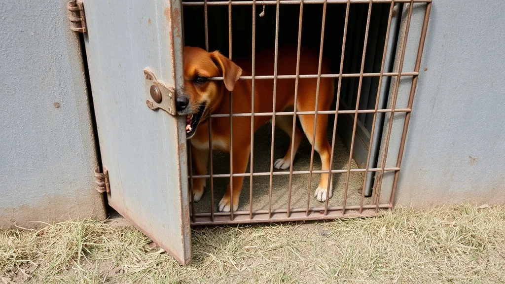Dream symbol: dog cages: scenarios: Dream of a Dog Growling in a Cage