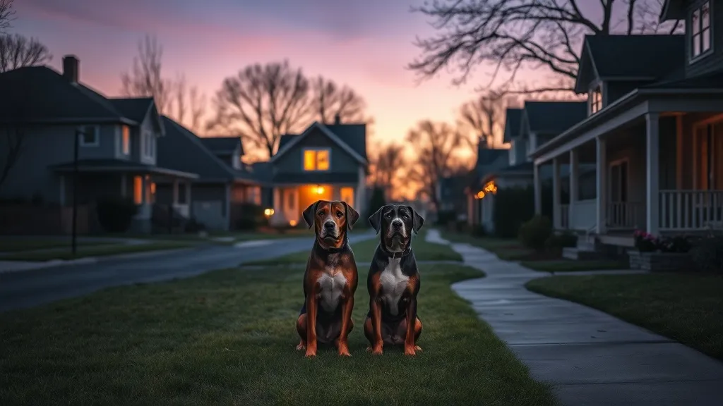 Dream symbol: dogs standing in front of houses: intro