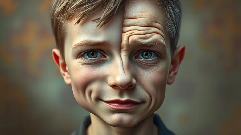 Dream symbol: double-faced boy: symbolism: The Child Within and the Adult Self