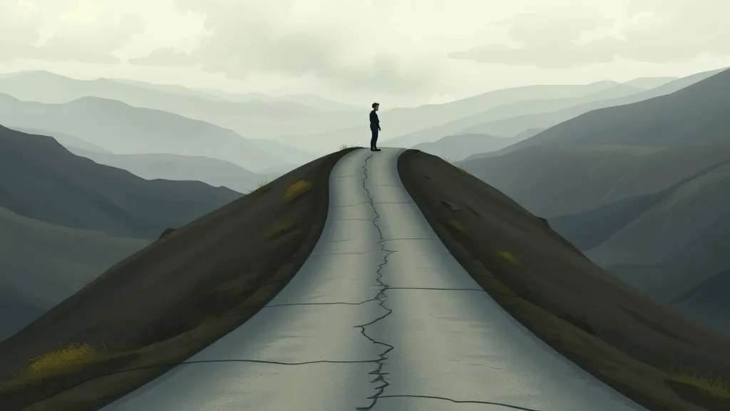 Dream symbol: downhill road: scenarios: Dreaming of a Downhill Road in the Day
