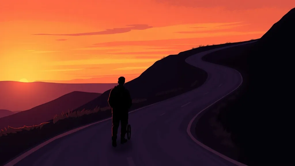 Dream symbol: downhill road: symbolism: Surrender and Acceptance