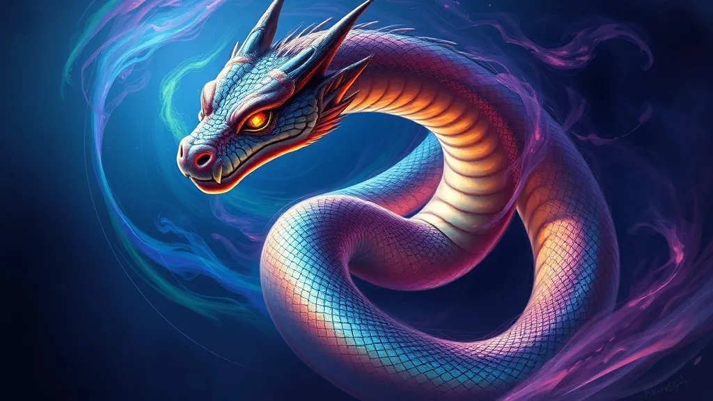 Dream symbol: dragon looking snake: symbolism: Creative Energy and Inspiration