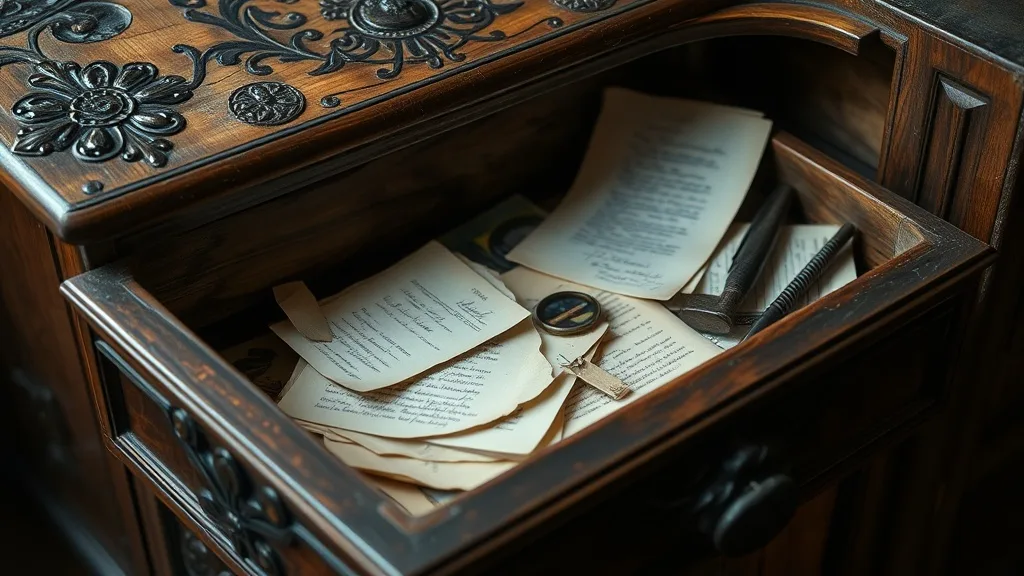 Dream symbol: drawer: symbolism: Secrets and Buried Memories