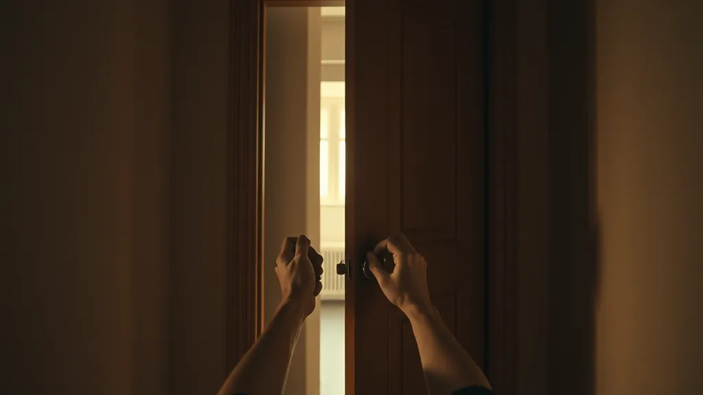 Dream symbol: ajar door: scenarios: Dream of Trying to Open an Ajar Door