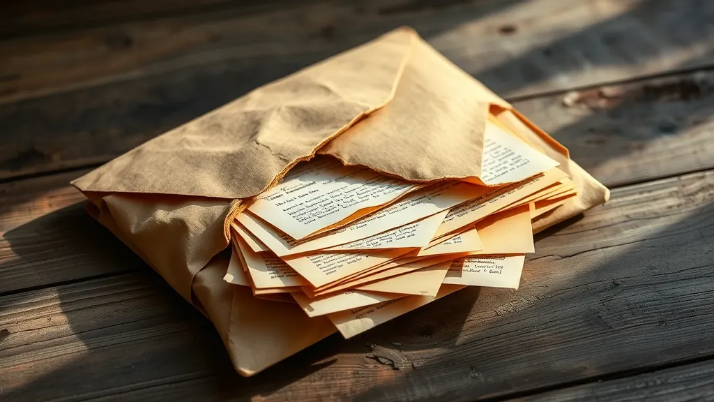 Dream symbol: big torn brown envelope: scenarios: Dream of a Big Torn Brown Envelope Full of Letters