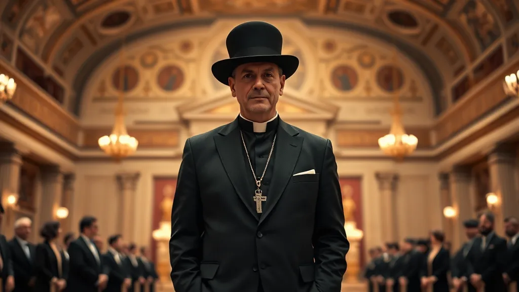 Dream symbol: bishop in black suit and top hat: scenarios: Dream about a Bishop in Black Suit and Top Hat Leading a Ceremony
