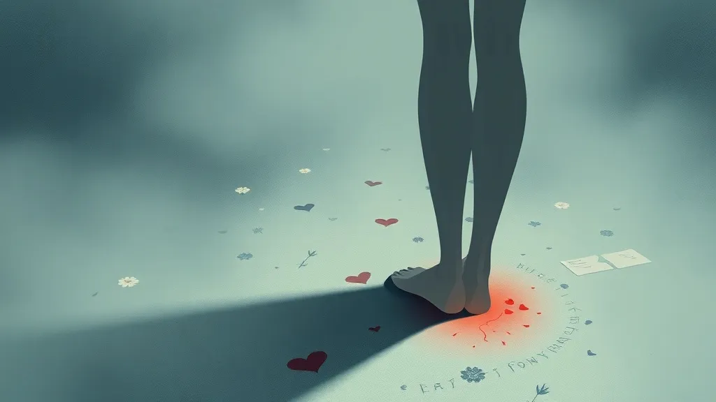 Dream symbol: bleeding feet: symbolism: Unhealed Wounds from Past Experiences
