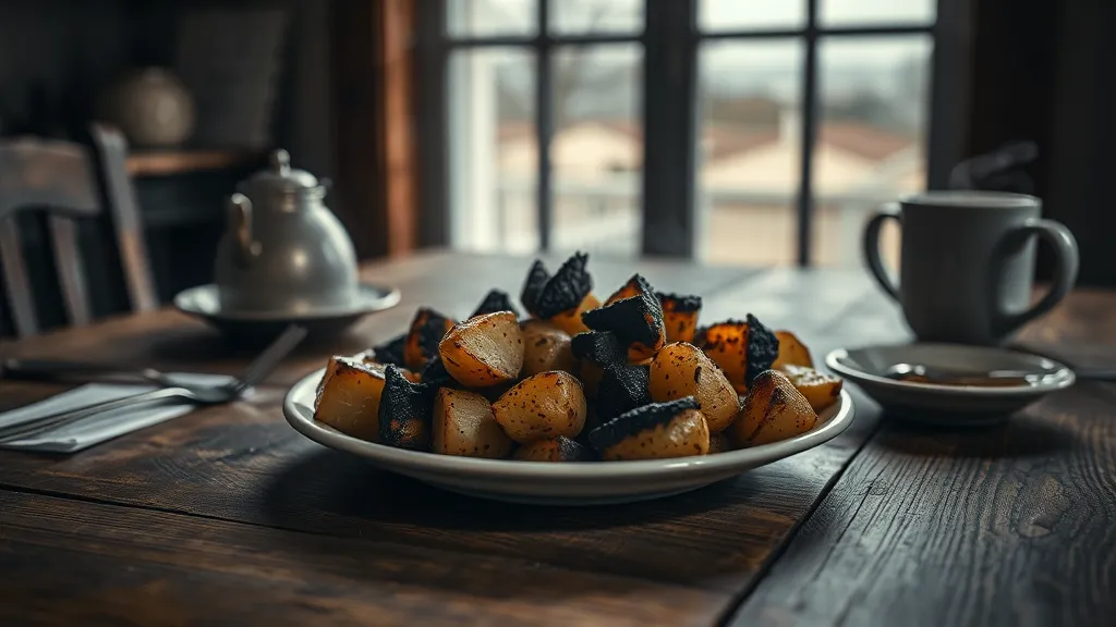 Dream symbol: burnt potatoes: symbolism: Reflection of Disappointment in Daily Life