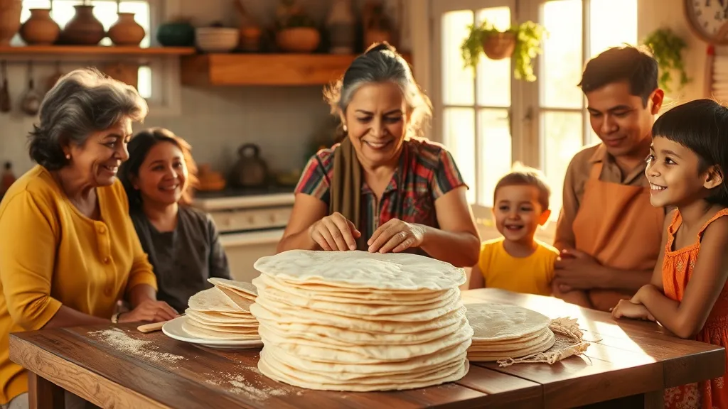 Dream symbol: counting tortillas: symbolism: Connection to Family Bonds and Togetherness
