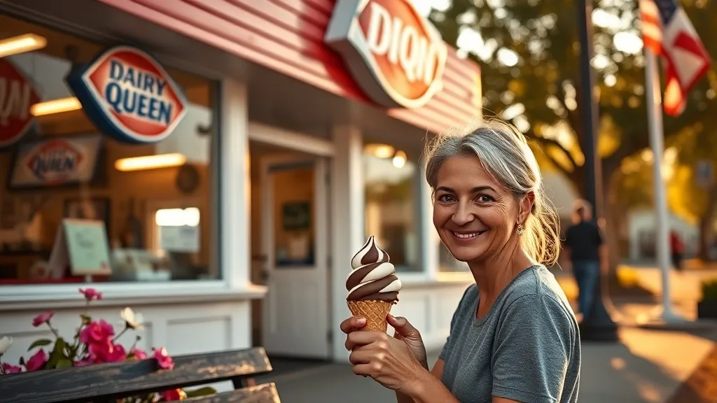 Dream symbol: dairy queen: symbolism: Desire for Simple Pleasures and Indulgence